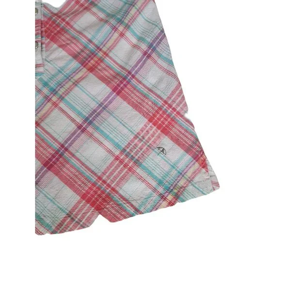 Arnold Palmer Little Girls Pink/Multicolor Plaid Sleeveless Dress Size 60-120 cm - Picture 4 of 10